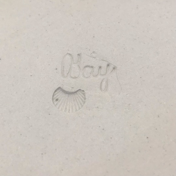 Bay Pottery Art Candle Holder Cut Out Floral Detail Purple. - Picture 13 of 15